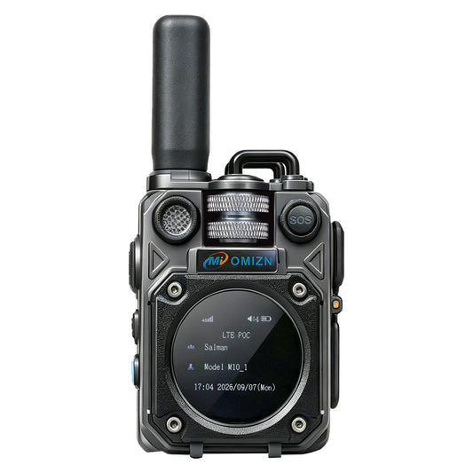 OMIZN M10 4G LTE Walkie Talkie – Comunicación de Larga Distancia +5,000 km, Sin Cuotas Mensuales