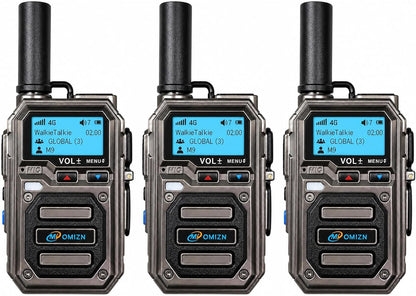 OMIZN Global walkie talkie, M9 model, supports long-distance,intercom across the country, more than 5000 kilometers, no monthly fee